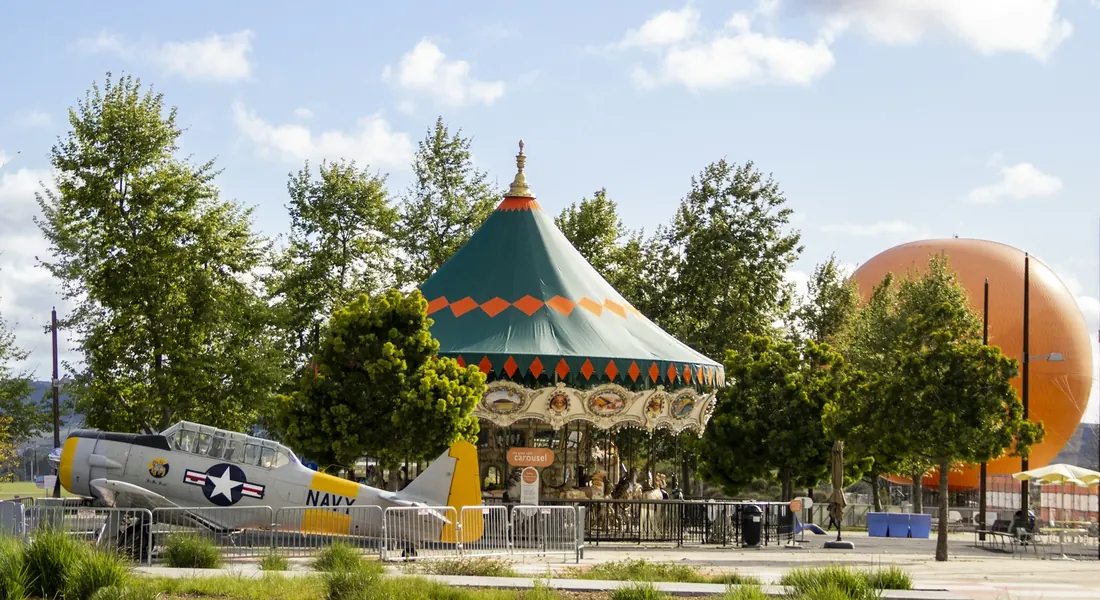 Carousel and Great Park Balloon at the Orange County Great Park in Irvine