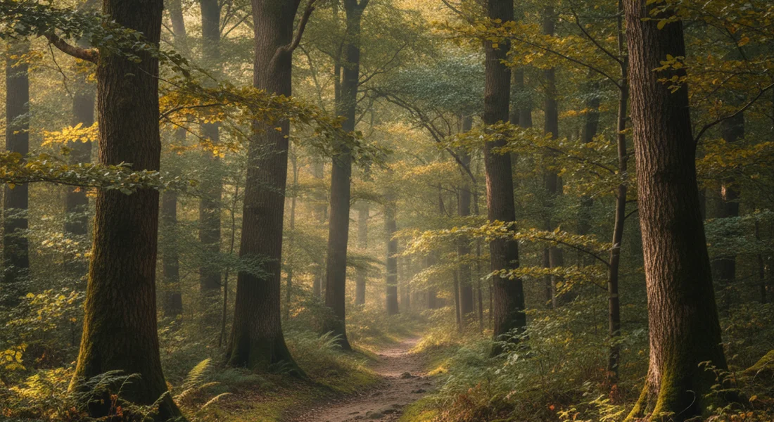 Calming nature scene representing nervous system regulation and grounding